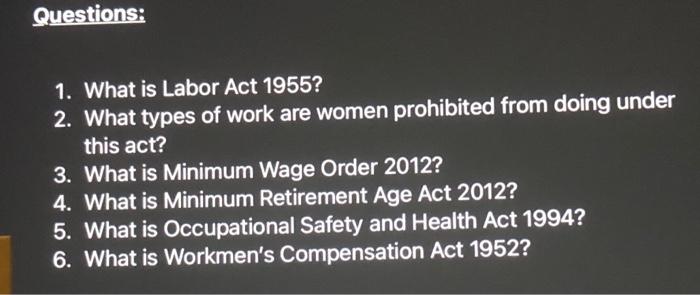 Subject - Human Resource Management Questions: 1.
