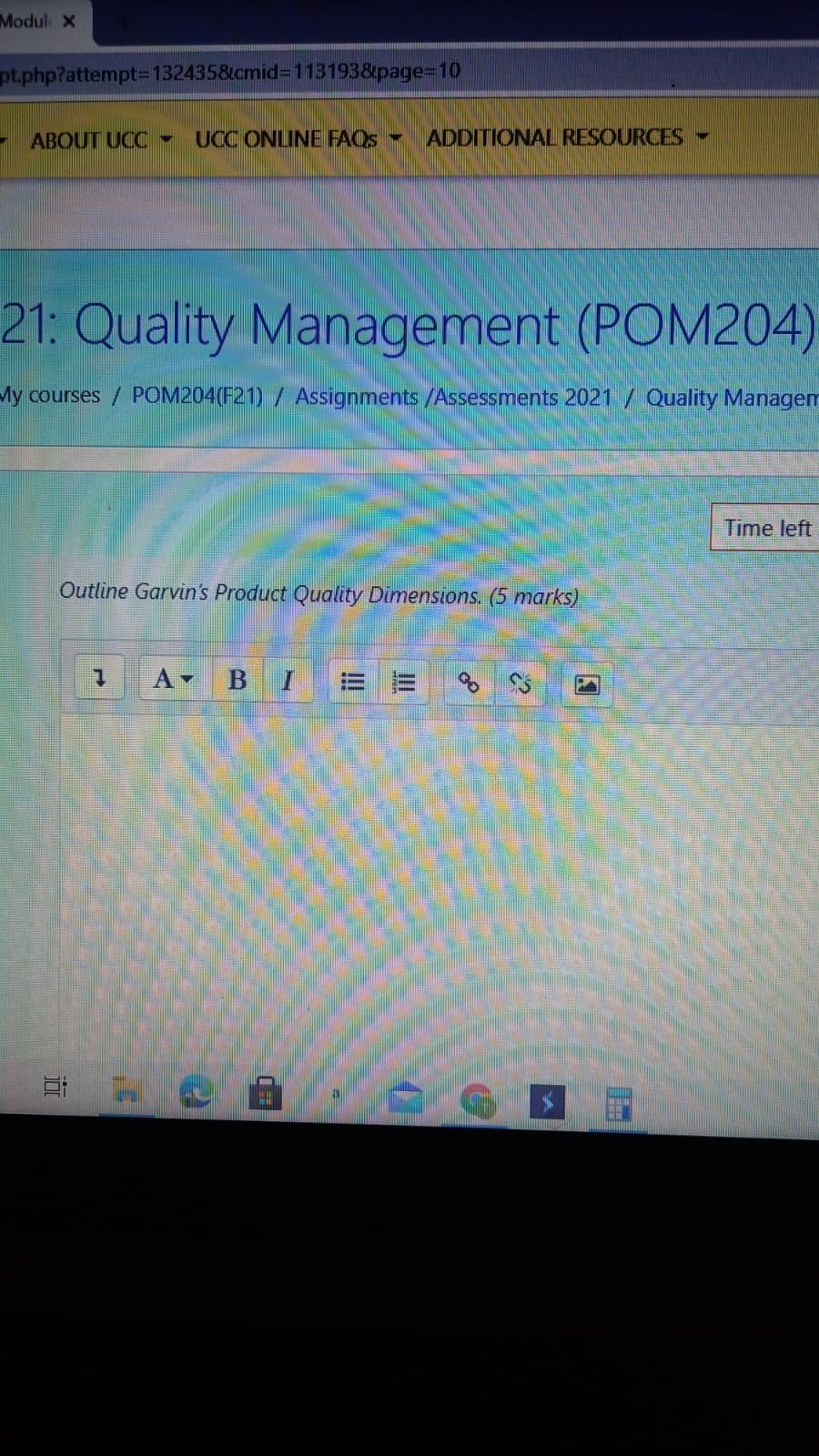 Quality Management Modul X