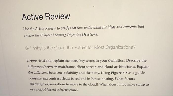 Use the Active Review to verify that you