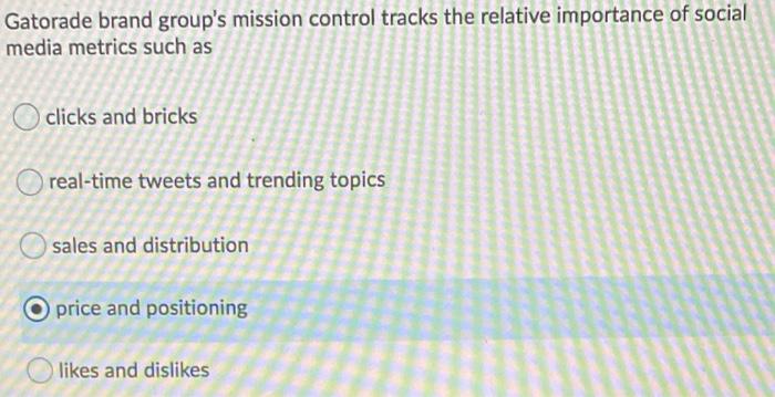 Gatorade brand group's mission control tracks the