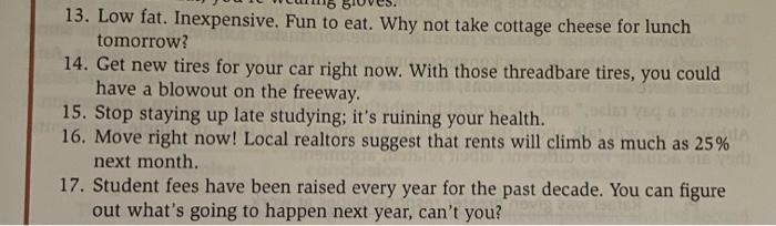 just number 13 and 17 please. EXERCISE 3.14 Using