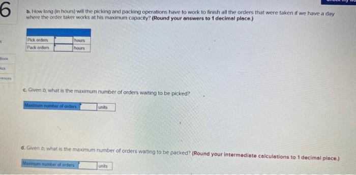 Wally's Widget Warchouse takes orders from 7 A.M.