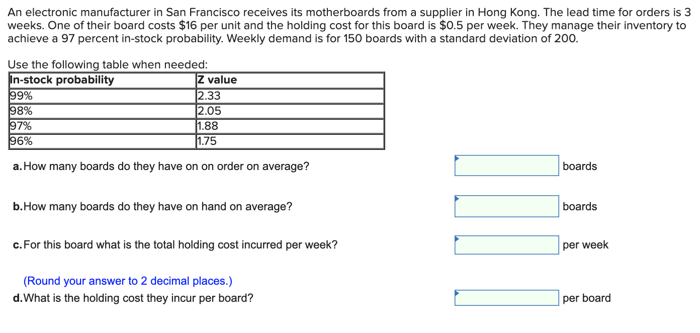 An electronic manufacturer in San Francisco