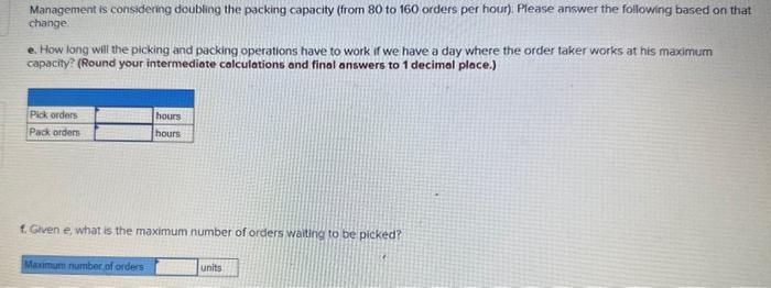 Wally's Widget Warchouse takes orders from 7 A.M.