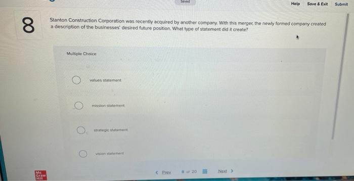 Savod Help Save & Exit Submit 8 Stanton