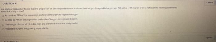 QUESTION 50 A researcher wanted to study college