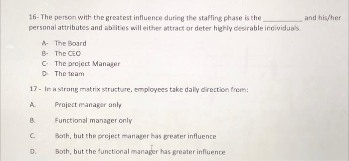 and his/her 16- The person with the greatest