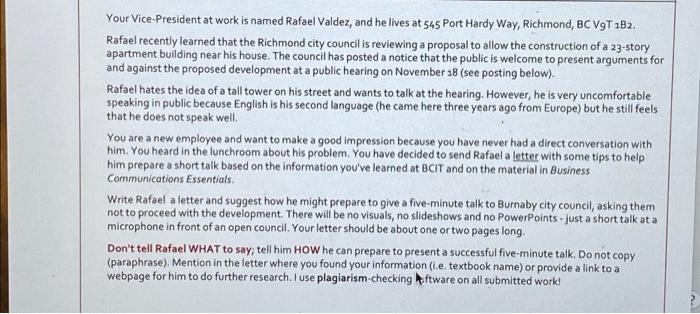 Your Vice-President at work is named Rafael