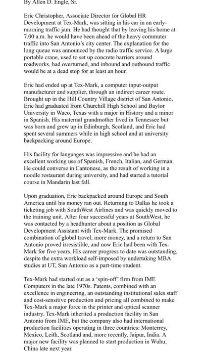 Taking the role of HR manager at Bosch, address