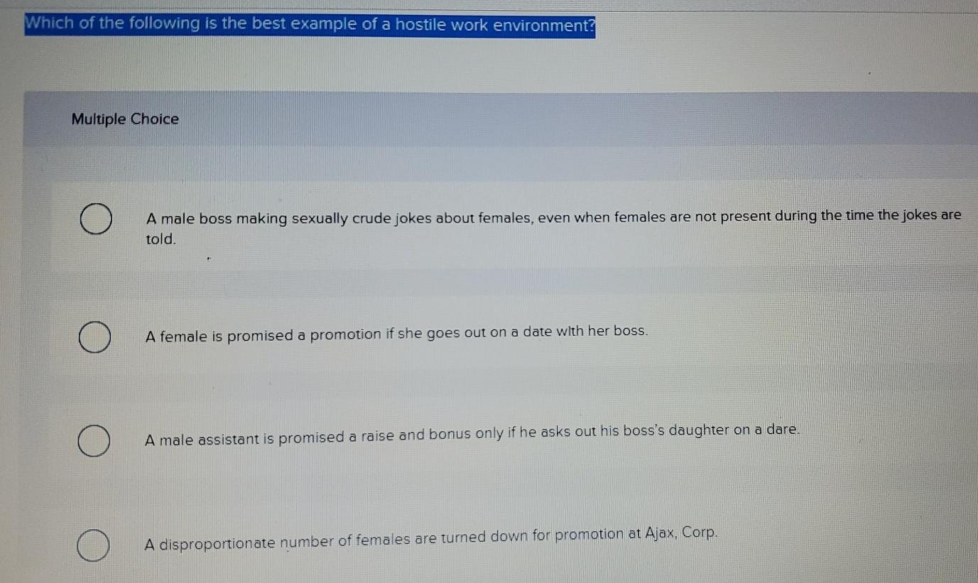 Which of the following is the best example of a