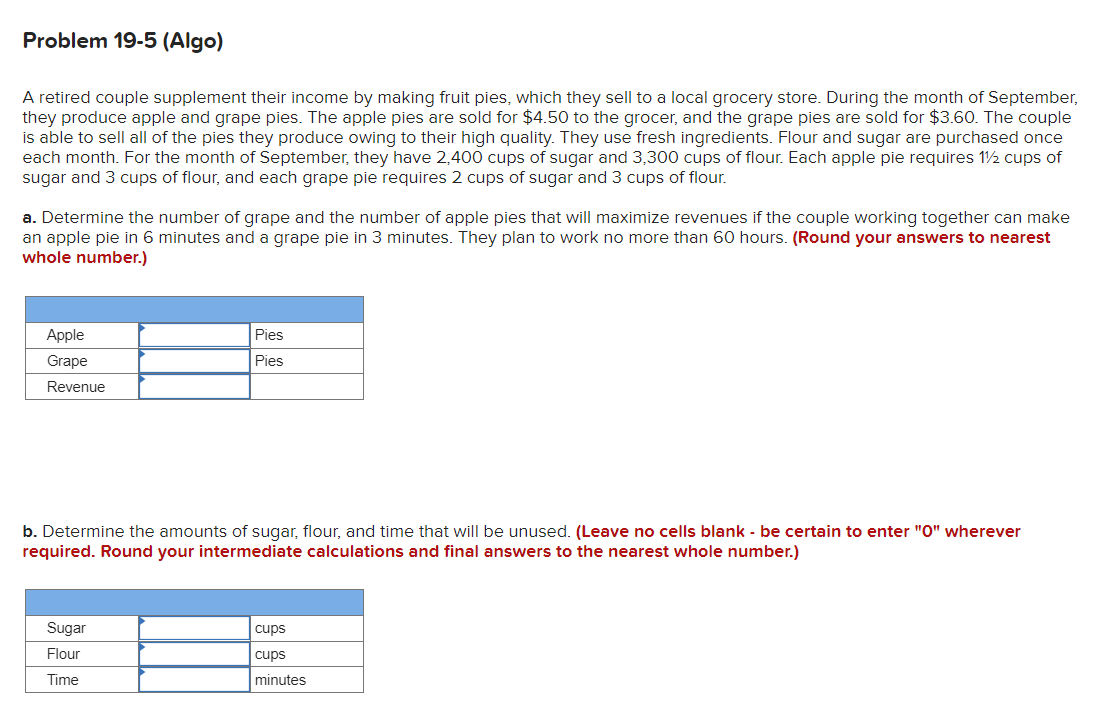 please show all work / excel formulas/answers