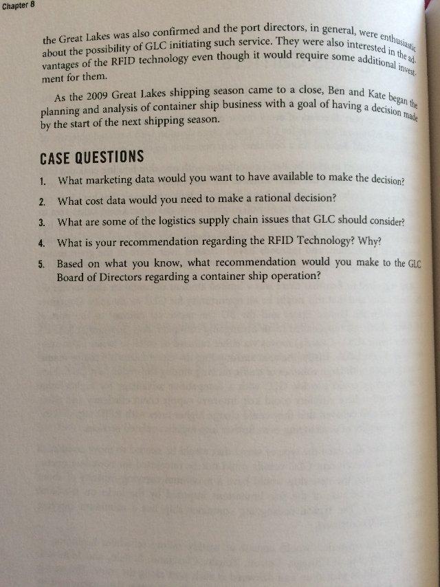 5. Based on what you know, what recommendation