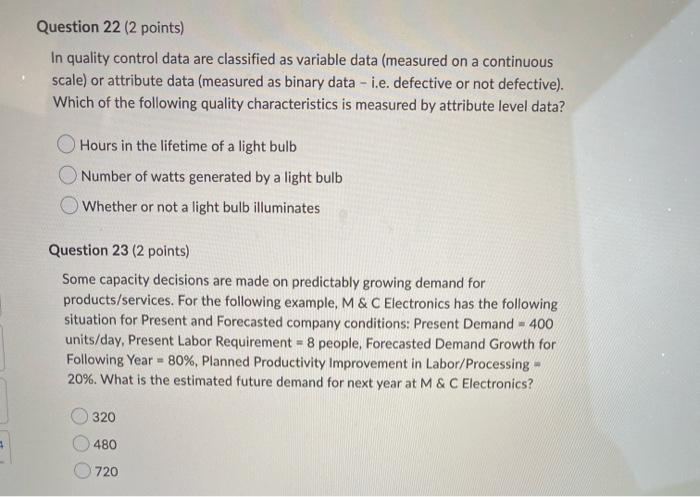 ILU Question 24 (2 points) There are many