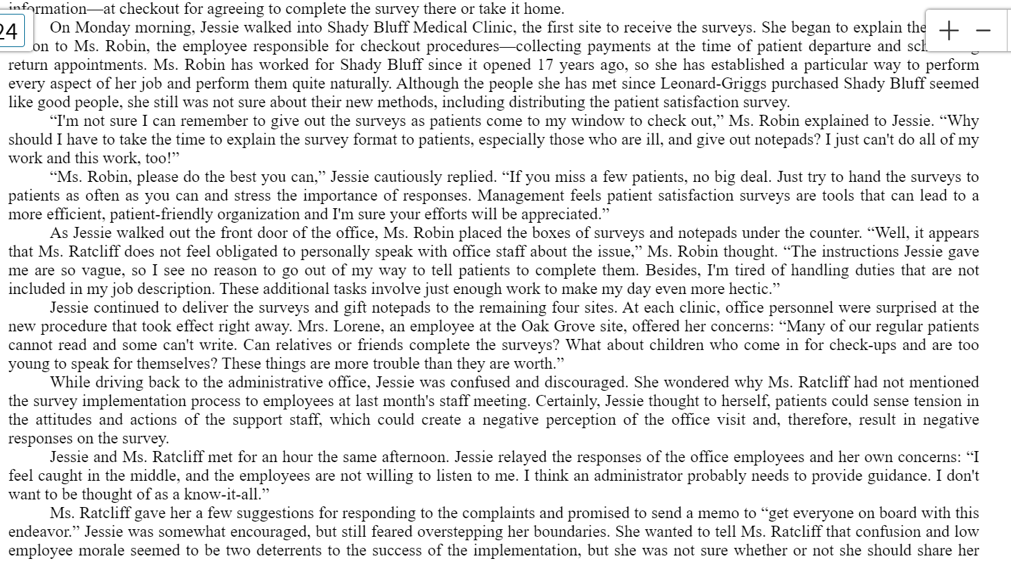 III. The Rocky Road to Patient Satisfaction at
