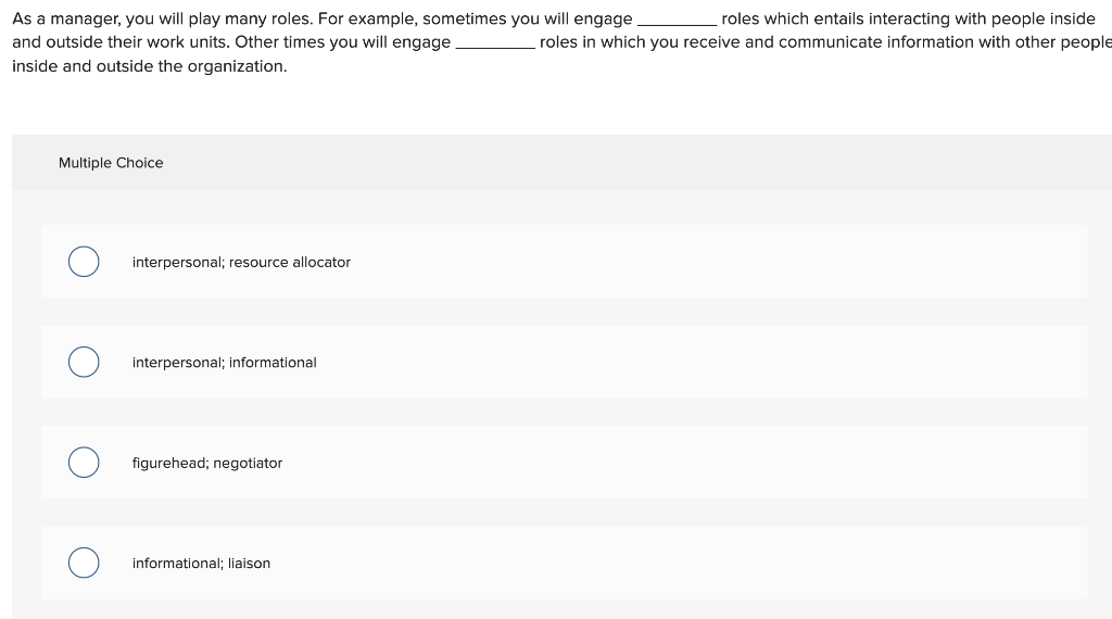 As a manager, you will play many roles. For