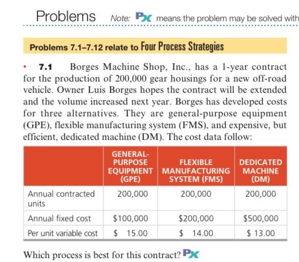 step by step process? with 7.1 & 7.2 Problems