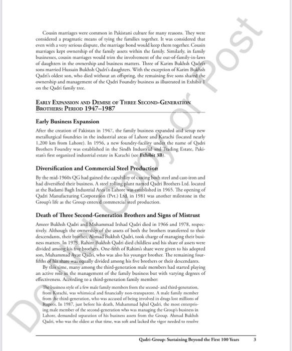 Case Study for it. NA0367 Qadri-Group: Sustaining