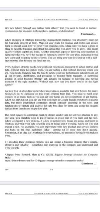 Based on the case above, identify FIVE (5)