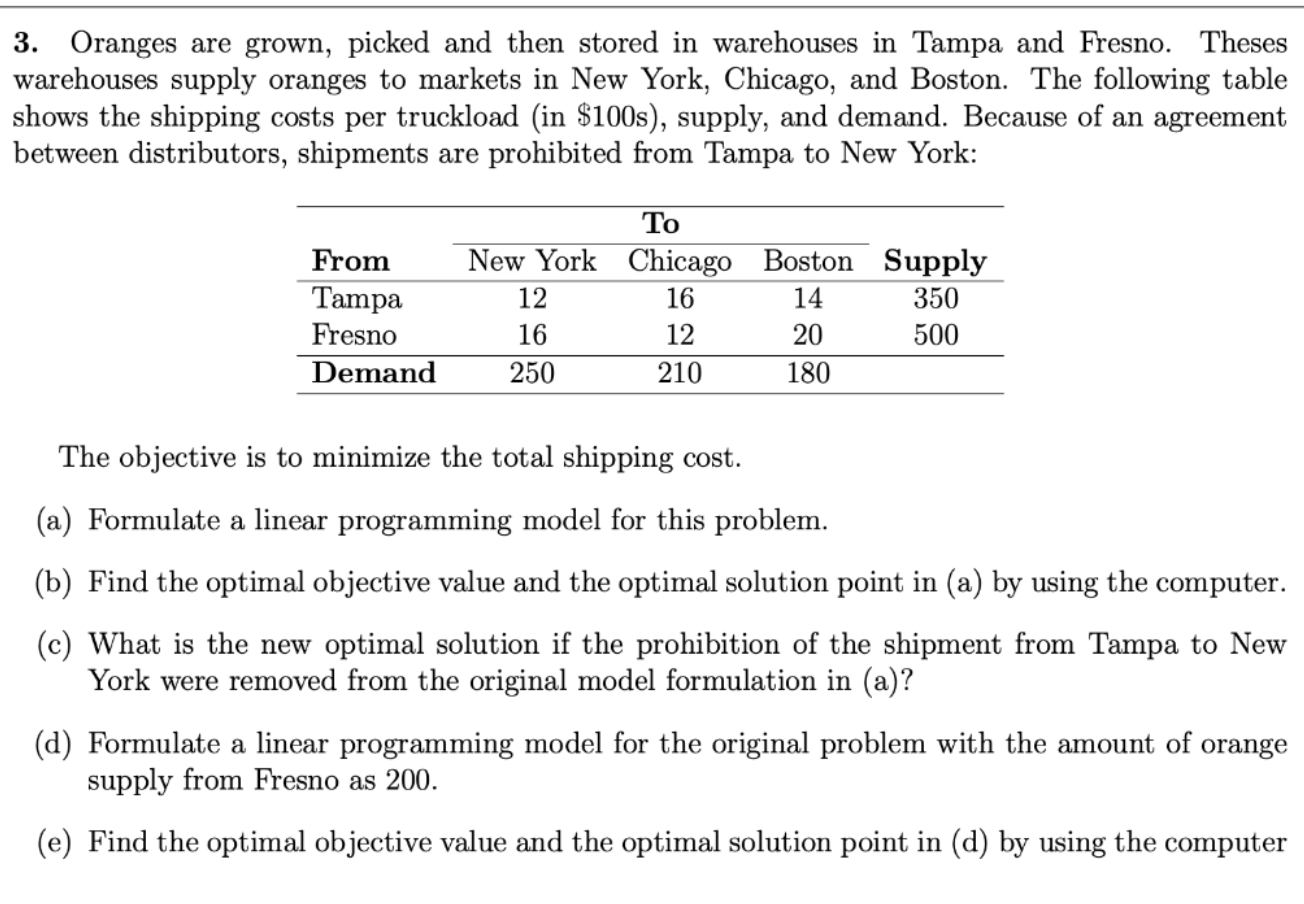 Use Excel-Solver to solve and plz provide
