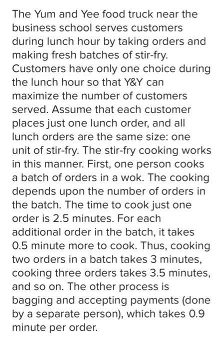 The Yum and Yee food truck near the business