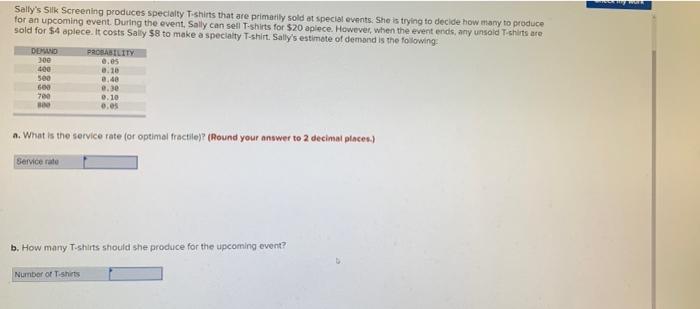 Help Sally's Silk Screening produces Specialty