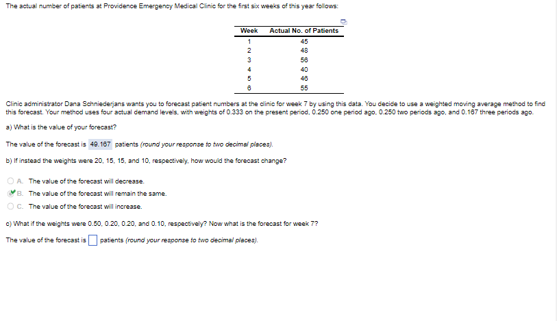 Clinic administrator Dana Schniederjans wants you