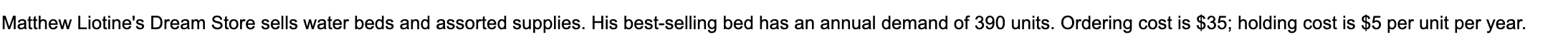 a) To minimize the total cost, how many units