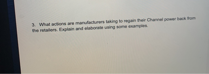 3. What actions are manufacturers taking to