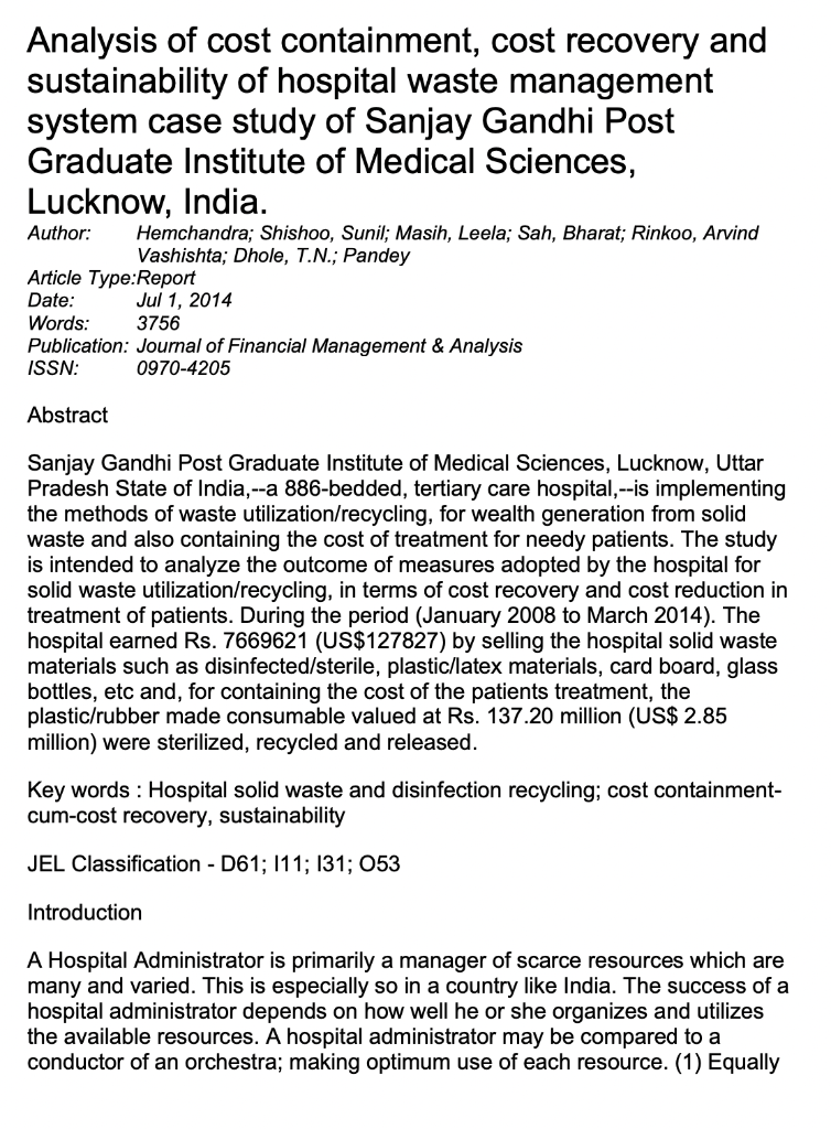 Please read the required case study: " Analysis