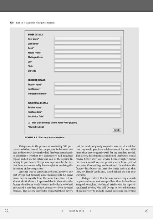 a CASE CASE 7.1 Handy Andy, Inc. Handy Andy,