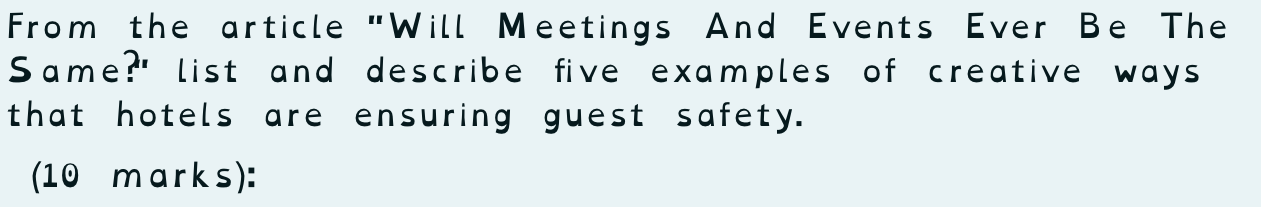 From the article "Will Meetings And Events Ever