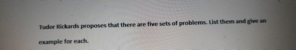 leardership amd management Tudor Rickards