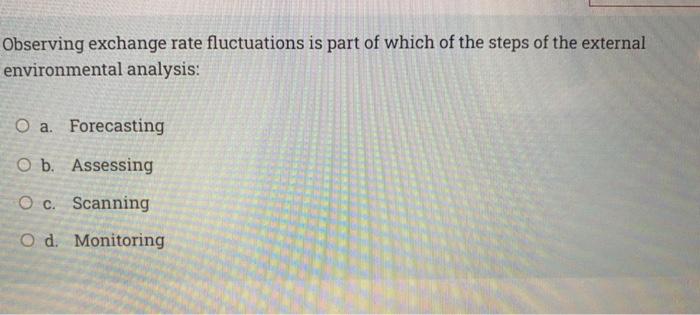 Which of the below dimensions of the external