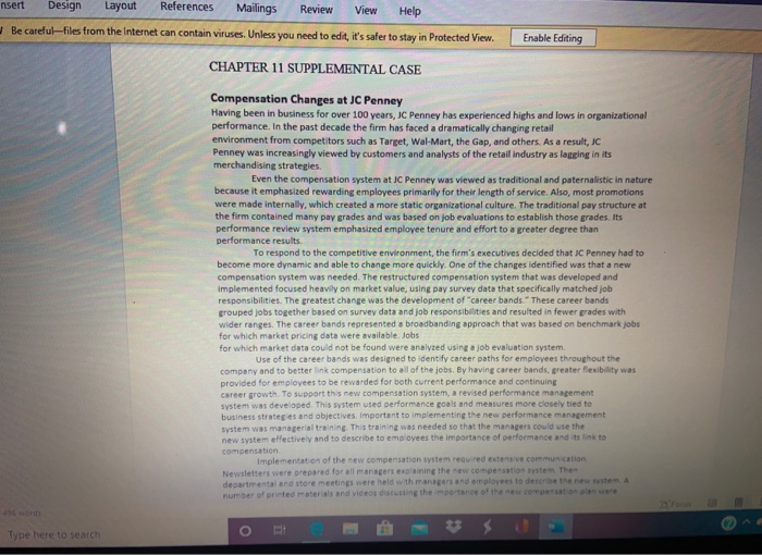msert Design Layout References Mailings Review