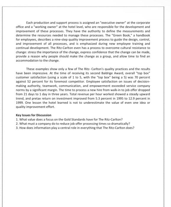 QUALITY IN PRACTICE-SERVICE QUALITY AT THE