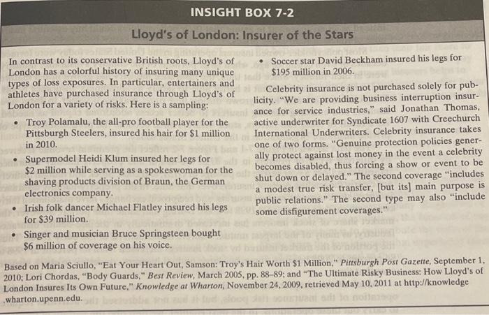 After reading Insight Box 7-2 explain why