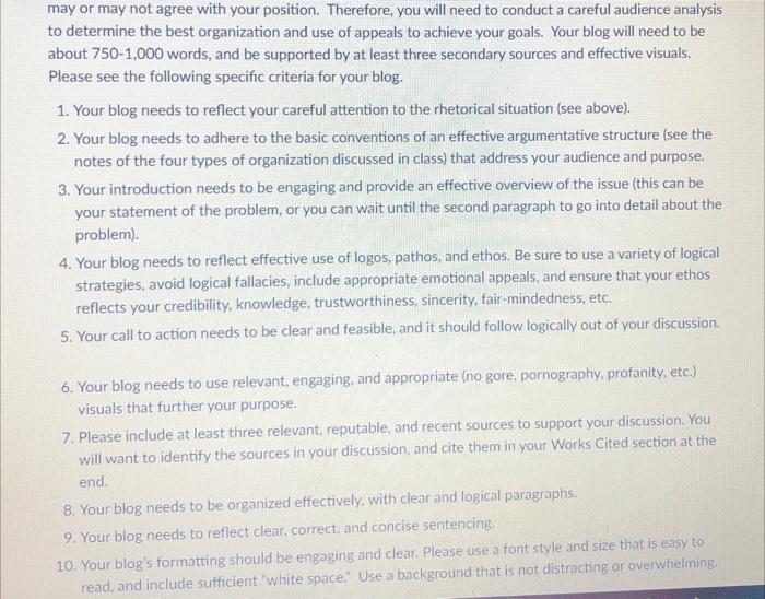 NEED HELP TO WRITE " PERSUASIVE BLOG" for my ENG