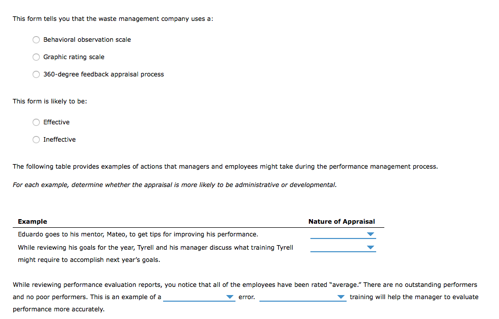 5. Performance appraisal (Connect) Management at