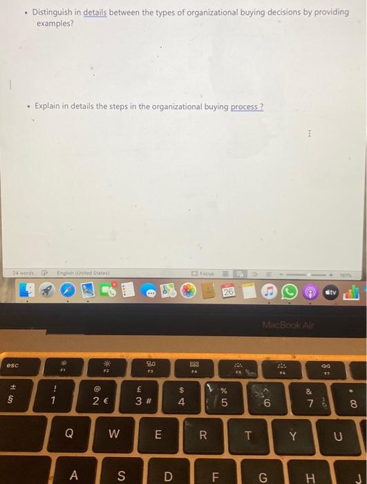 . Distinguish in details between the types of