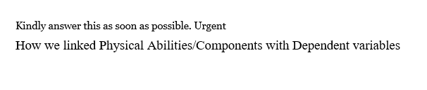 Kindly answer this as soon as possible. Urgent