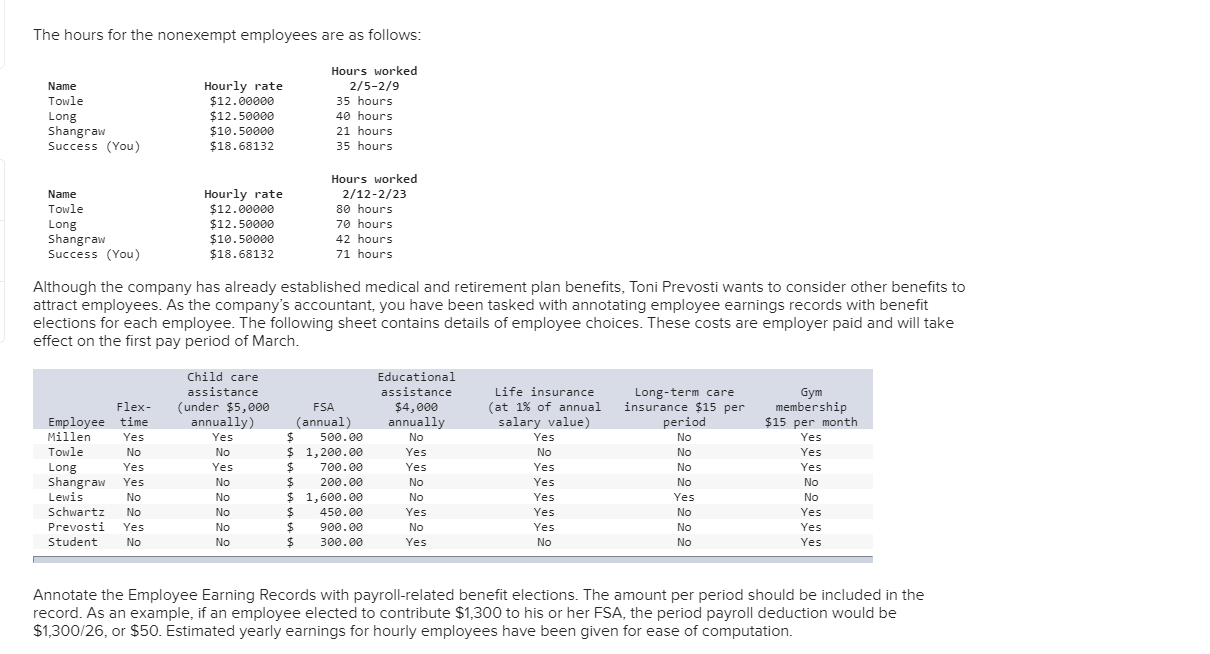 Employee Number Name and Address Payroll