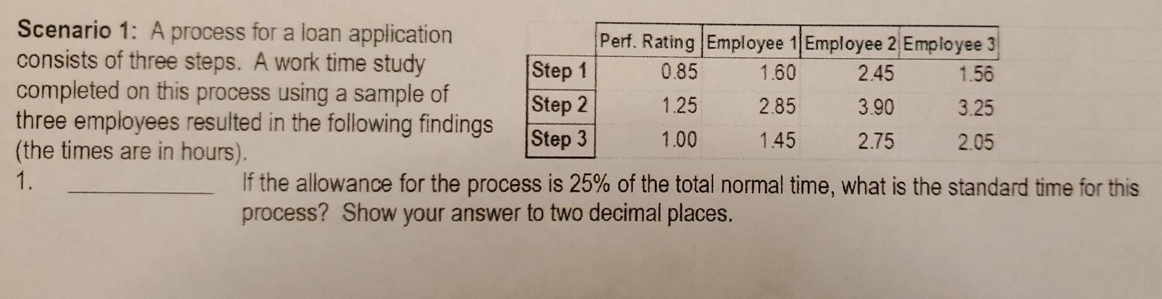 work study problem show me how to solve this
