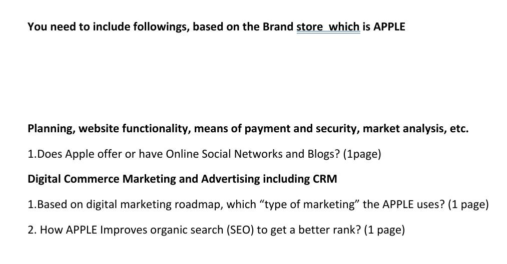 This is related to E-commerce You need to include