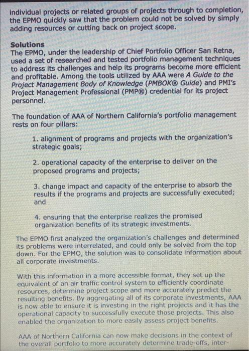 Please read and answer Case study questions