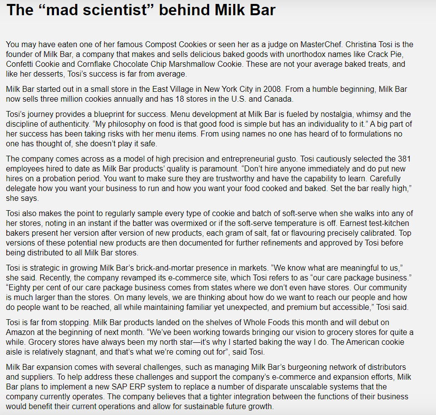 1. Phase 1: Chartering. Describe THREE main