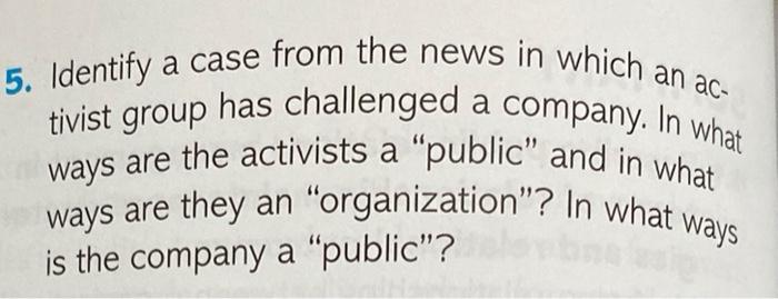 this question is for my public relations class
