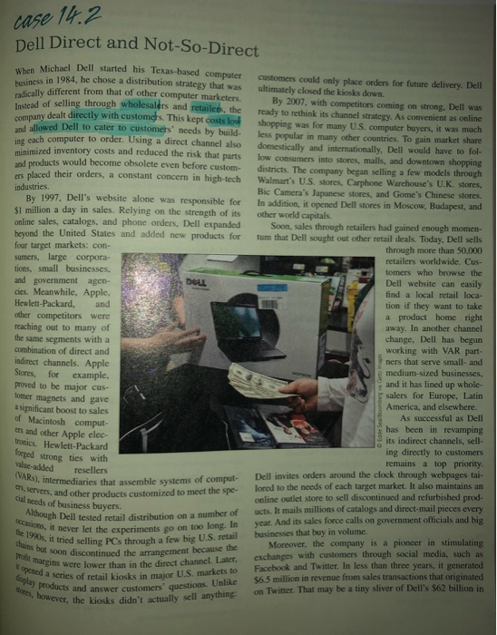 1- Write a summary of Dells distribution strategy