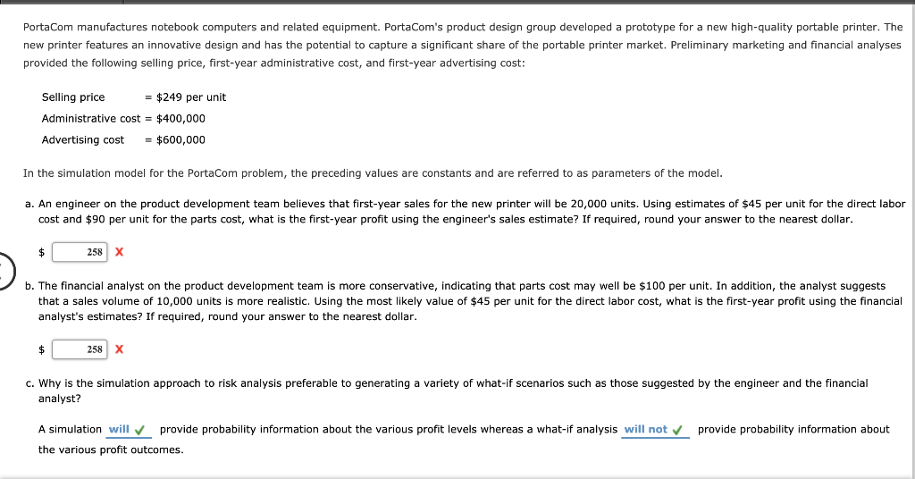 PortaCom manufactures notebook computers and