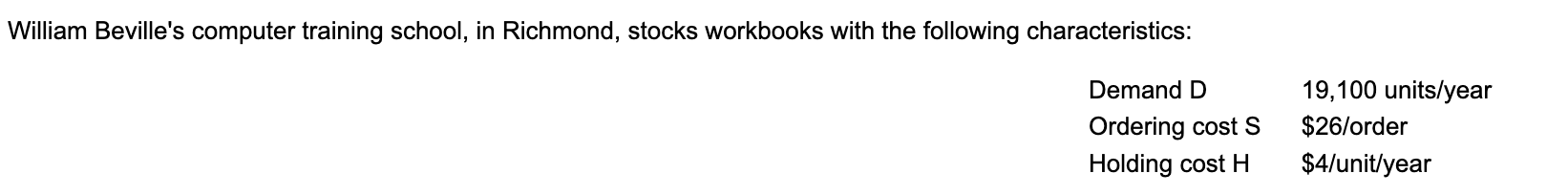 William Beville's computer training school, in