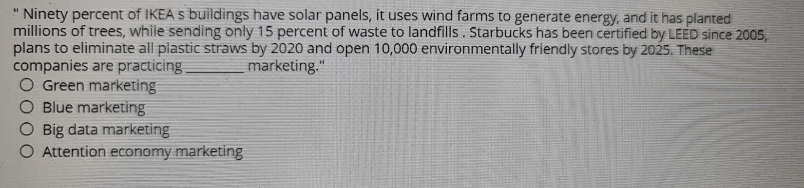11 Ninety percent of IKEA s buildings have solar